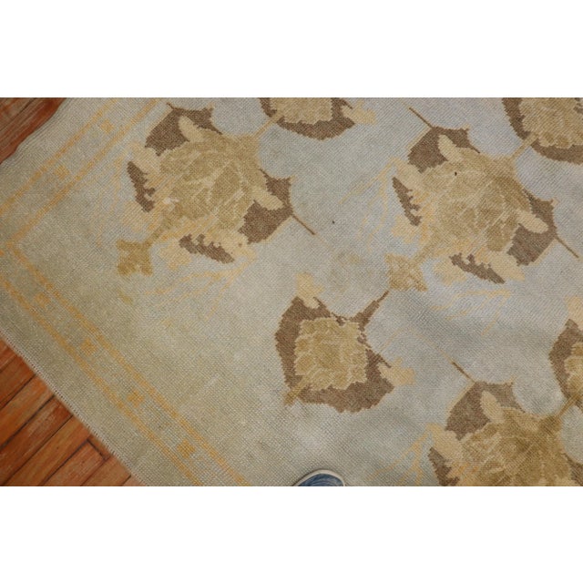 2000 - 2009 Early 21st Century Arts Crafts Inspired Turkish Rug - 8' x 9'8" For Sale - Image 5 of 12