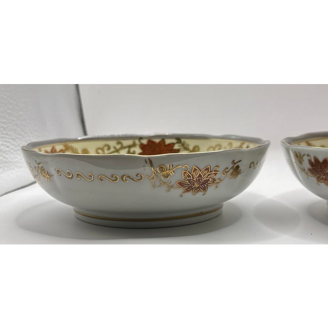 Ceramic Andrea by Sadek Scalloped Swan Bowls - A Pair For Sale - Image 7 of 10