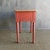 Painted Night Stand or Side Table in Salmon Pink With Natural White Oak Top For Sale - Image 4 of 10
