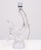 Crystal Glass Bird Table Lamp from Daum, France, 1960s For Sale - Image 8 of 15