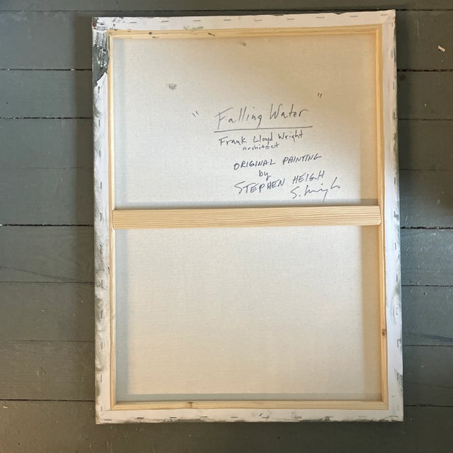 Contemporary Contemporary Original Stephen Heigh Abstract Painting “Falling Water “ Signed For Sale - Image 3 of 3