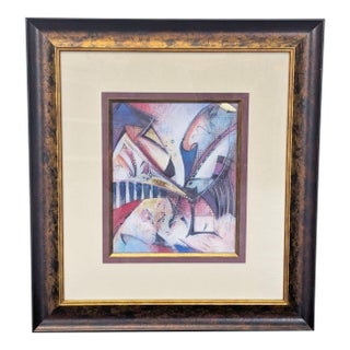 Daniel Kime “Gravity” Framed Abstract Mixed Media Artwork For Sale