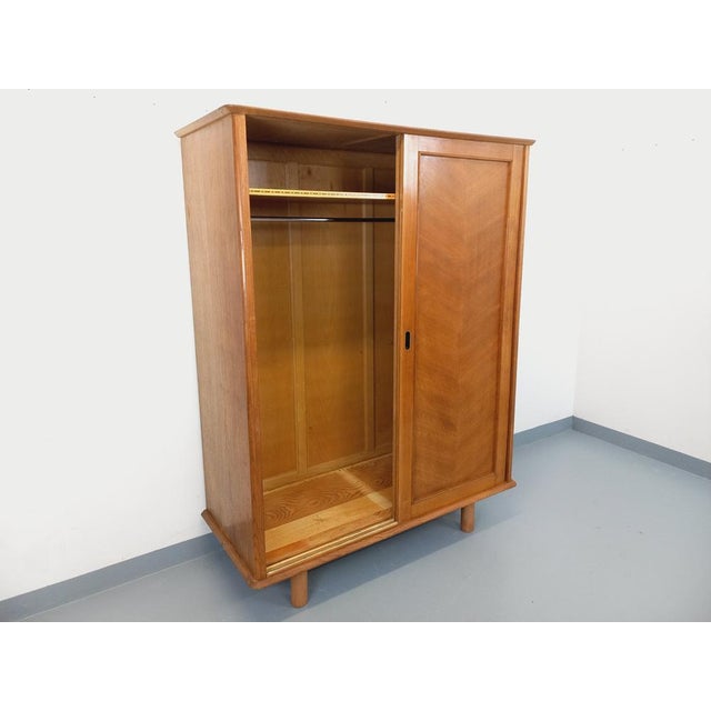 Vintage Oak Wardrobe, 1960s For Sale - Image 6 of 18
