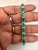 15 Carat Natural Emerald & Diamond Cocktail Tennis Bracelet 14 Karat White Gold For Sale - Image 14 of 18