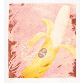 Mimmo Rotella "Chiquita" Screenprint on Wove Paper Numbered and Signed For Sale