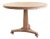 Small Antique English Palladian Style Round Bleached Table, 1835 For Sale