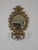 Rococo Polished Brass Lion Head 3 Arm Candelabra With Mirror For Sale - Image 3 of 6