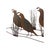 Vintage C. Jeré Signed Metal Quail Covey Wall Sculpture 1980 For Sale - Image 11 of 11
