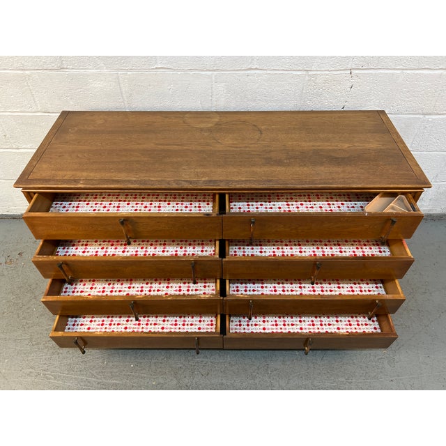 Mid 20th Century Mid-Century Modern Double Dresser by j.b. Van Sciver Co. Furniture For Sale - Image 5 of 9
