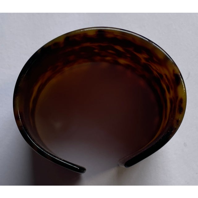 1990s Faux Tortoise Patterned Cuff - For Sale In Monterey, CA - Image 6 of 7