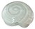 Vintage Shell-Shaped Lidded Celadon Box For Sale