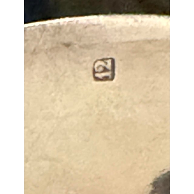 Vintage Oversized French Silver Plate Sommelier Tastevin Cup For Sale - Image 10 of 11