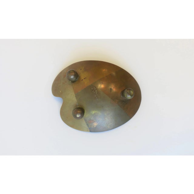 Bronze Mexican Modern Brass Copper Metals Dish For Sale - Image 8 of 10