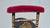 Vintage Gold Italian Rococo Red Velvet Bobbin Side Chair ~ Hollywood Regency For Sale - Image 4 of 14