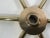 Wood Six Spoke Solid Brass Yacht Wheel For Sale - Image 7 of 9
