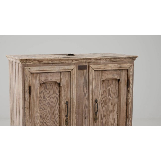 Tan 1900s Belgian Wooden Ice Box For Sale - Image 8 of 10