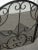 Metal Vintage French Country Spanish Style Heavy Three Panel Black Fireplace Screen For Sale - Image 7 of 12