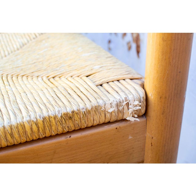 Straw Stools by Charlotte Perriand, 1970, Set of 4 For Sale - Image 10 of 14