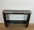 1970s Black and gold lacquered metal console signed by French designer Jean-Claude Mahey For Sale - Image 12 of 12