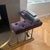 2000 - 2009 Brass Fire Fender With Purple Velvet Seating For Sale - Image 5 of 6