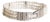 1990s Contemporary Pearl and Diamond Beaded Bracelet, Sterling Silver Clasp For Sale