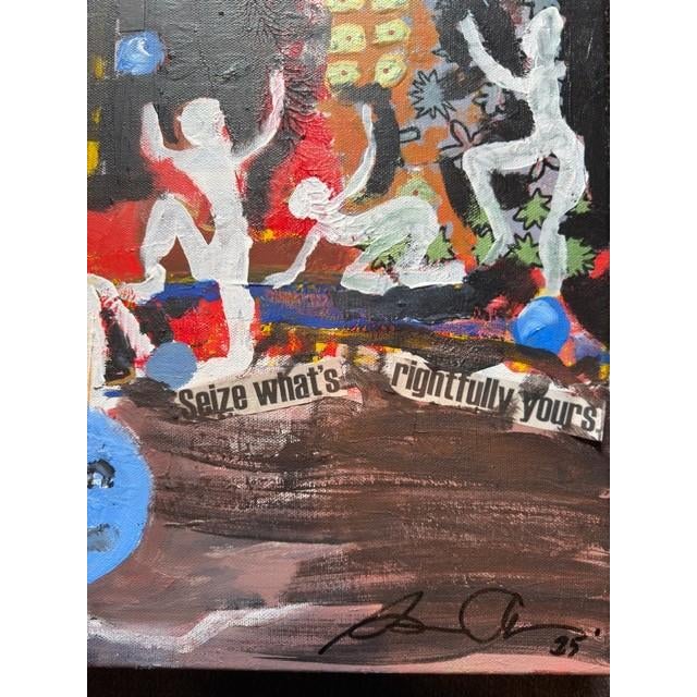 Picture Perfect Is an Original Collage by Susan Cohen and Is Part of a Diptych With "The Wild Side" For Sale In Los Angeles - Image 6 of 10