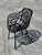 Black Janus Et Cie Forest Black Aluminum Outdoor Dining Armchairs – 22 Available For Sale - Image 8 of 18