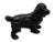 Vintage 1930s Smaller Size Hubley Mfg. Co. Cast Iron Cocker Spaniel Dog Doorstop in Rare All Black Paint For Sale - Image 9 of 18