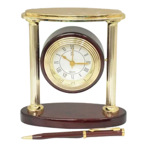 Oval Pillar Clock