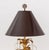 Hollywood Regency Neoclassical Style Gilt Metal Palm Tree Table Lamp For Sale - Image 3 of 11