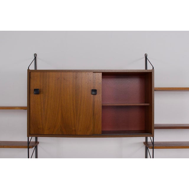 Modern Teak Wall Shelf, 1960s For Sale - Image 4 of 11