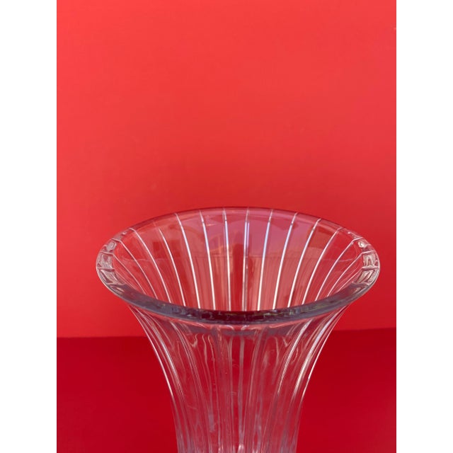 Crystal French Vintage Vase. For Sale - Image 10 of 12