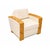 1950s Art Deco Armchairs in Briar Root and Ivory Leather, 1950s, Set of 2 For Sale - Image 5 of 7