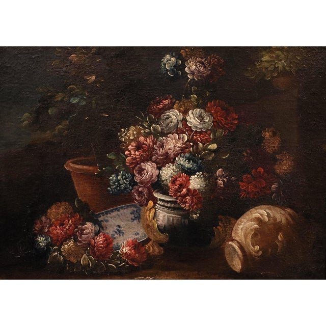 Francesco Lavagna, Still Life, 1720, Oil on Canvas, Framed For Sale - Image 9 of 13