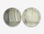 Art Deco Style, Antique Glass, Painted Wood, Large Round Venetian Wall Mirrors Gorgeous pair of large circular art deco...