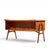 Brown Svend Madsen Mid Century Danish Teak Curved Desk For Sale - Image 8 of 10