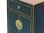 Oriental Black Lacquer Moon Face One Drawer End Table Nightstand For Sale - Image 10 of 12