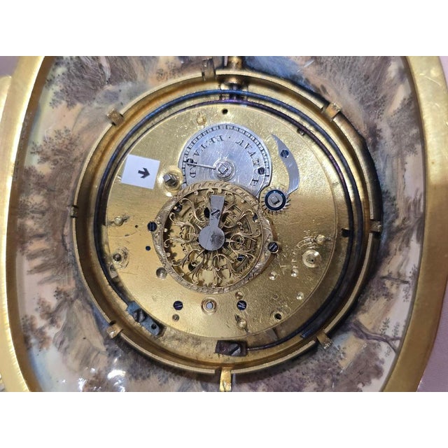 Enamel and Gilt Metal Tortoise-Shaped Repeater Clock with Mythologi, 1800s For Sale - Image 11 of 13