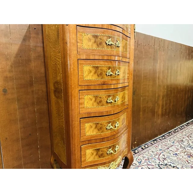 Wood French Baroque Chest of Drawers For Sale - Image 7 of 18