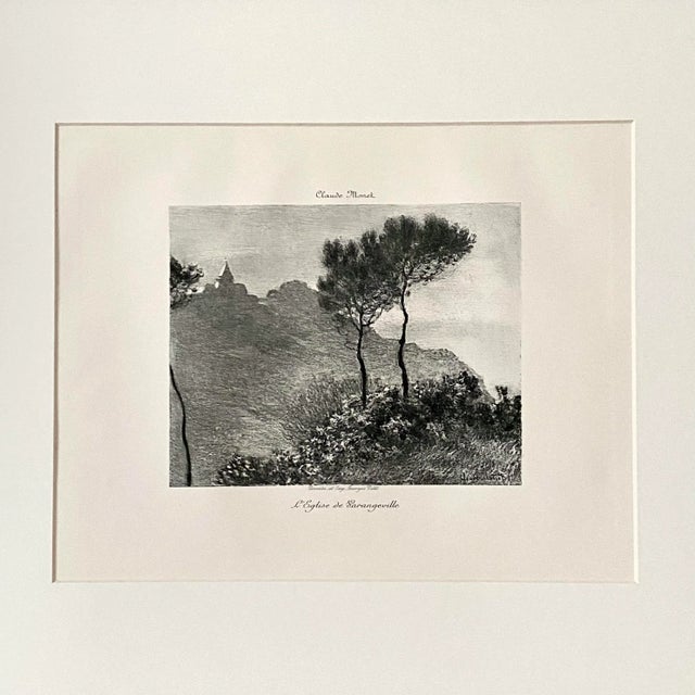 Claude Monet (After) - L’Église De Varengeville Rare Heliogravure (1897) For Sale - Image 4 of 5