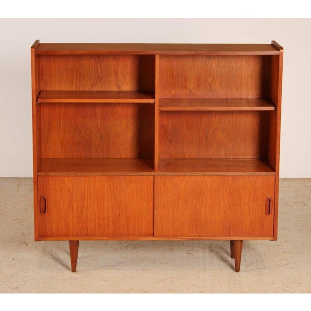Mid-Century Modern Teak Bookcase, 1960s For Sale - Image 12 of 12