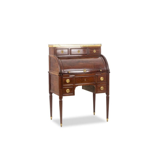 18th Century Secretary in Mahogany For Sale - Image 18 of 18