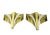1960s XL French Modernist Signed Maison Bagues Paris Silver & Gilt Tone Formed Wall Sconces - a Pair For Sale - Image 9 of 11