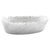 Drap A Oval Decorative Bowl in White Carrara Marble by Bufalini Marmi For Sale - Image 9 of 9