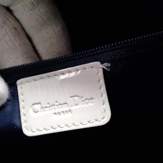 2000 - 2009 2000s Christian Dior Oblique Monogram Navy Blue Crossbody Bag For Sale - Image 5 of 18