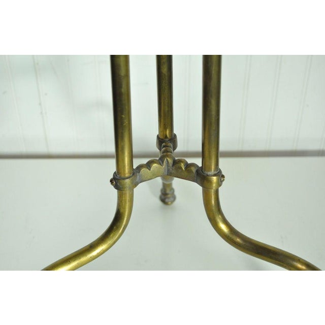 Vintage English Brass Wood Swivel Magazine Rack Chairish