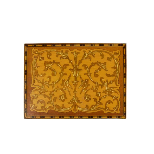 For century artists in southern Italy have been renowned for their intricate in design in inlaid wood. Each wood naturally...