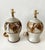 1970s Hand Thrown Stoneware Lamps With Floral Motif - a Pairf For Sale - Image 4 of 15