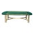 Mid-Century Mastercraft Brass Coffee Table With Glass Top For Sale
