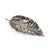 Arnaldo Pomodoro Osage Orange Leaf Antique Pewter Trays, Set of 6 For Sale - Image 4 of 4